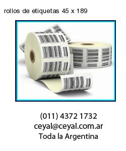 rollos de etiquetas 45 x 189