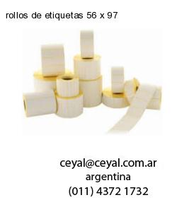 rollos de etiquetas 56 x 97