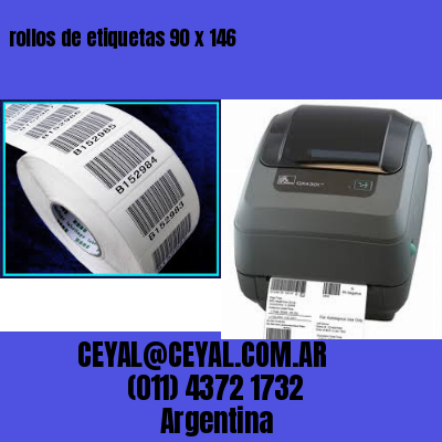 rollos de etiquetas 90 x 146