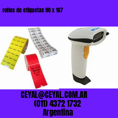 rollos de etiquetas 90 x 167