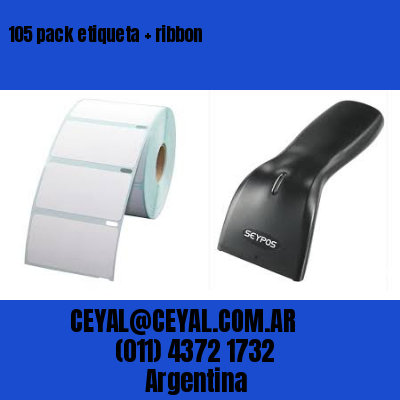 105 pack etiqueta   ribbon
