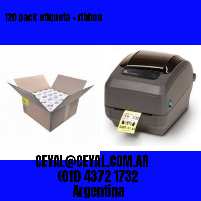 120 pack etiqueta   ribbon