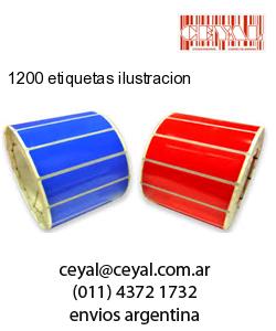 1200 etiquetas ilustracion
