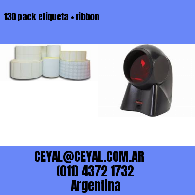 130 pack etiqueta   ribbon