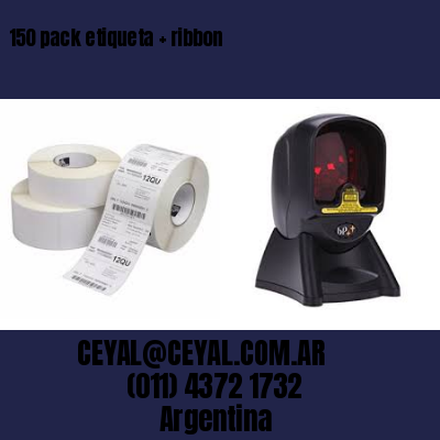 150 pack etiqueta   ribbon