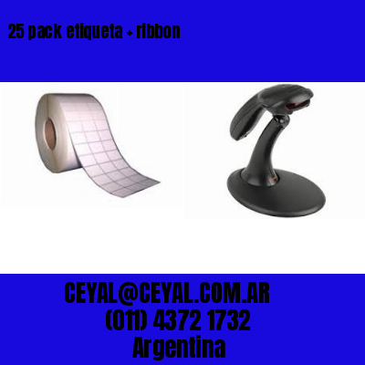 25 pack etiqueta   ribbon
