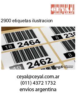 2900 etiquetas ilustracion