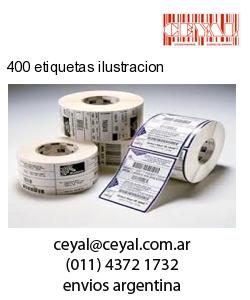 400 etiquetas ilustracion