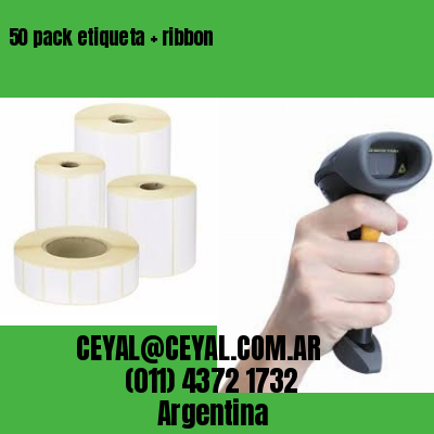 50 pack etiqueta   ribbon
