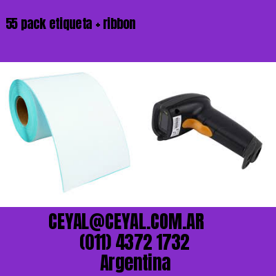 55 pack etiqueta   ribbon