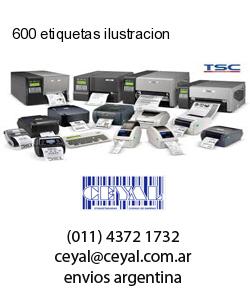 600 etiquetas ilustracion