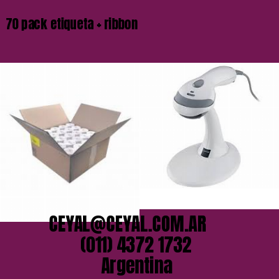 70 pack etiqueta   ribbon