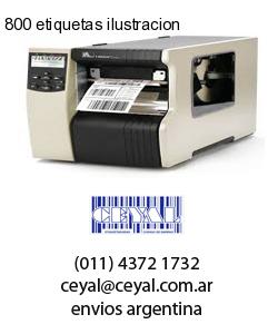 800 etiquetas ilustracion