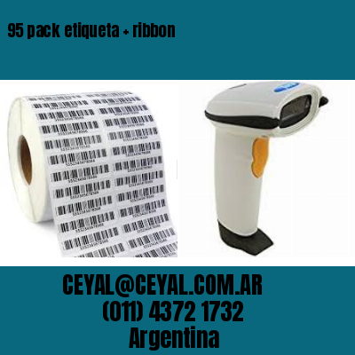 95 pack etiqueta   ribbon
