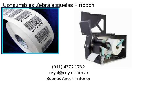 Consumibles Zebra etiquetas   ribbon