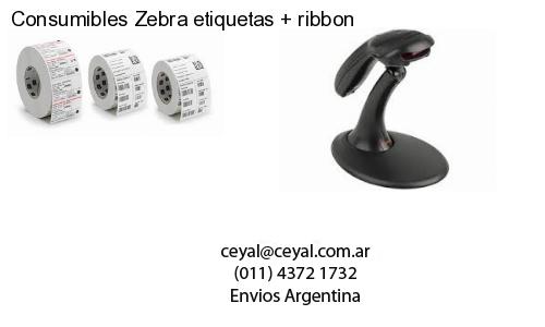 Consumibles Zebra etiquetas   ribbon
