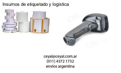 Insumos de etiquetado y logistica