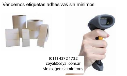Vendemos etiquetas adhesivas sin minimos