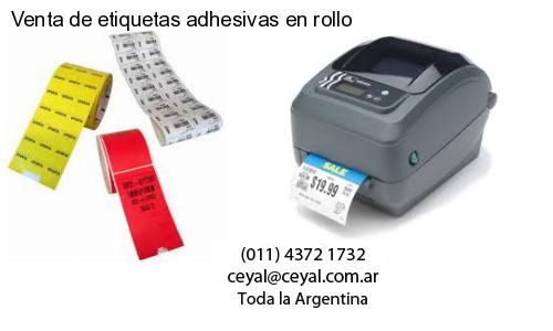 Venta de etiquetas adhesivas en rollo