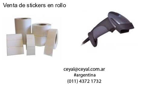 Venta de stickers en rollo