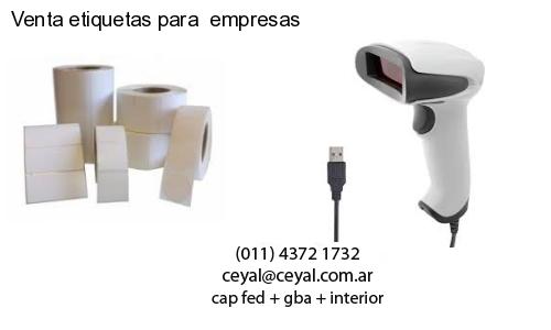 Venta etiquetas para empresas