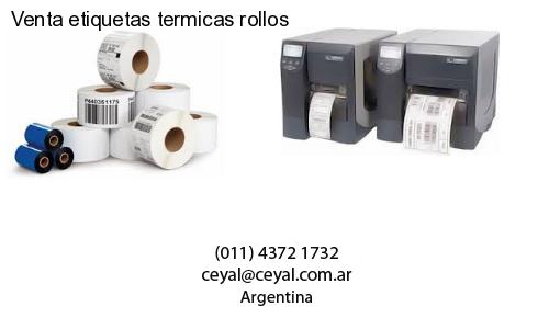 Venta etiquetas termicas rollos