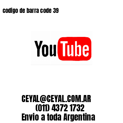 codigo de barra code 39