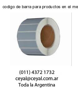 codigo de barra para productos en el mercosur
