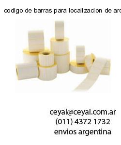 codigo de barras para localizacion de archivos