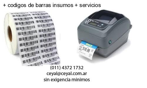   codigos de barras insumos   servicios