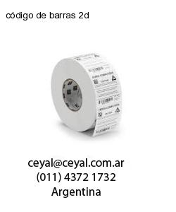 código de barras 2d