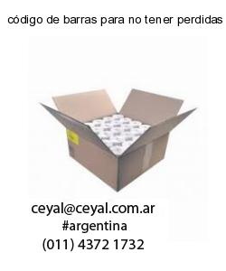 código de barras para no tener perdidas en utilida