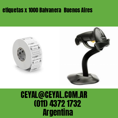 etiquetas x 1000 Balvanera  Buenos Aires