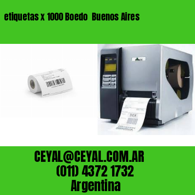 etiquetas x 1000 Boedo  Buenos Aires