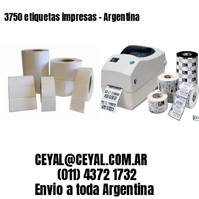 3750 etiquetas impresas – Argentina