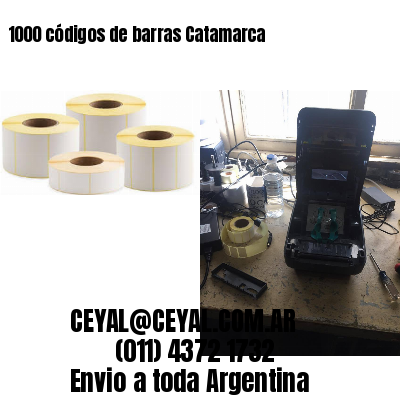 1000 códigos de barras Catamarca