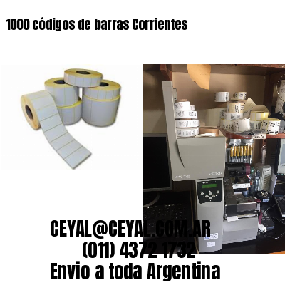 1000 códigos de barras Corrientes