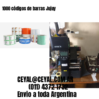 1000 códigos de barras Jujuy