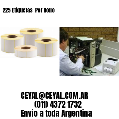 225 Etiquetas Por Rollo