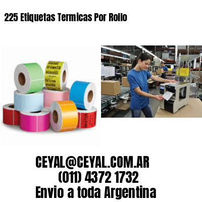 225 Etiquetas Termicas Por Rollo
