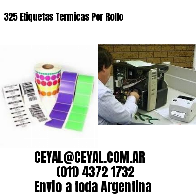 325 Etiquetas Termicas Por Rollo