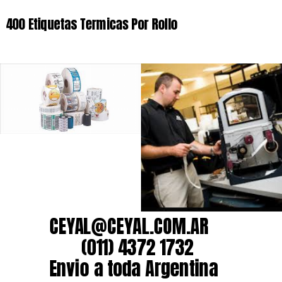 400 Etiquetas Termicas Por Rollo