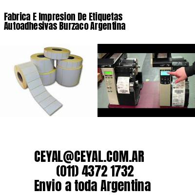 Fabrica E Impresion De Etiquetas Autoadhesivas Burzaco Argentina