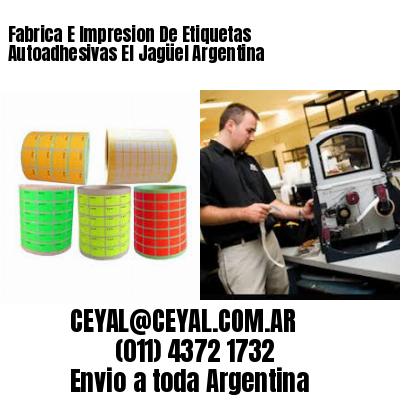 Fabrica E Impresion De Etiquetas Autoadhesivas El Jagüel Argentina