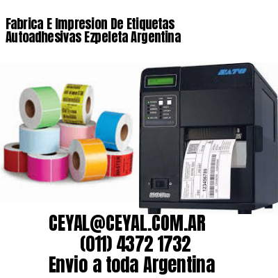 Fabrica E Impresion De Etiquetas Autoadhesivas Ezpeleta Argentina