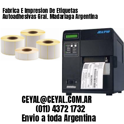 Fabrica E Impresion De Etiquetas Autoadhesivas Gral. Madariaga Argentina
