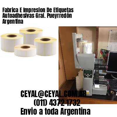 Fabrica E Impresion De Etiquetas Autoadhesivas Gral. Pueyrredón Argentina