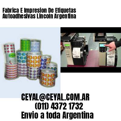 Fabrica E Impresion De Etiquetas Autoadhesivas Lincoln Argentina