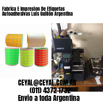 Fabrica E Impresion De Etiquetas Autoadhesivas Luis Guillón Argentina