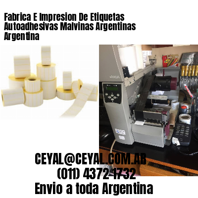Fabrica E Impresion De Etiquetas Autoadhesivas Malvinas Argentinas Argentina